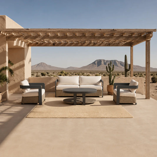 Eos Outdoor Lounge Set Wicker 5 Seater