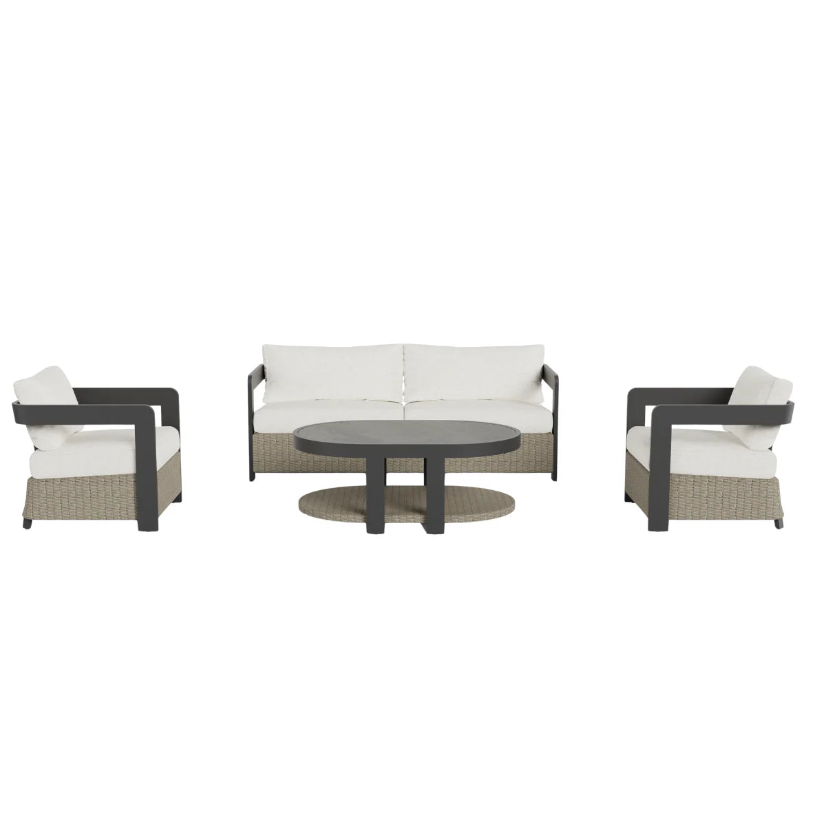 Eos Outdoor Lounge Set Wicker 5 Seater