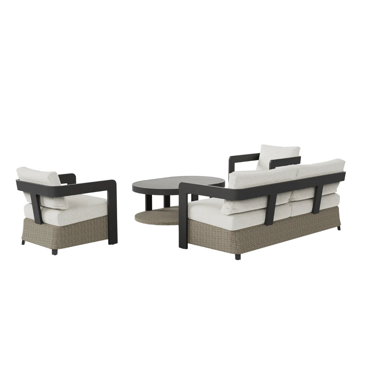 Eos Outdoor Lounge Set Wicker 5 Seater