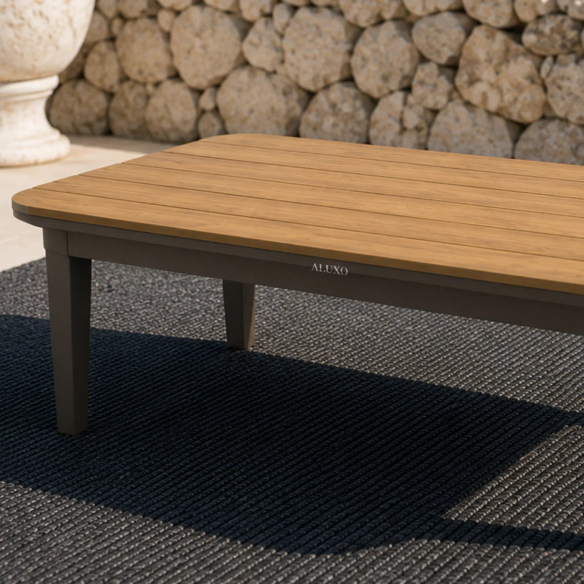 Hera Outdoor Range Wood 5 Seater Lounge Set