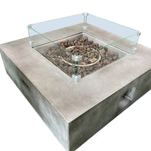 Load image into Gallery viewer, Light Grey Square Fire Pit Table