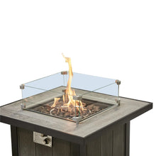 Load image into Gallery viewer, Tall Square Dark Grey Fire Pit ( Large )