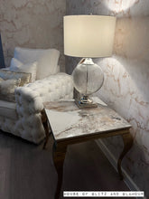 Load image into Gallery viewer, Display Item - Louis Pandora Side Table With Gold Legs And Sintered Top (60cm x 60cm)