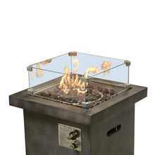 Load image into Gallery viewer, Dark Grey Cube Fire Pit