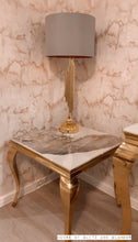 Load image into Gallery viewer, Display Item - Louis Pandora Side Table With Gold Legs And Sintered Top (60cm x 60cm)