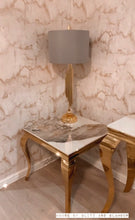 Load image into Gallery viewer, Display Item - Louis Pandora Side Table With Gold Legs And Sintered Top (60cm x 60cm)