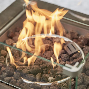 Dark Grey Cube Fire Pit