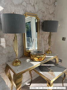 Gold Aztec Mirror