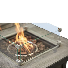 Load image into Gallery viewer, Tall Square Dark Grey Fire Pit ( Large )