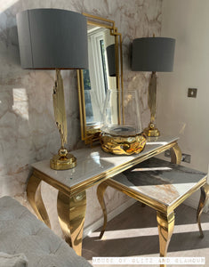 Gold Aztec Mirror