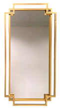 Load image into Gallery viewer, Gold Aztec Mirror
