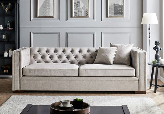 Montreal 3 Seater-Pebble Grey