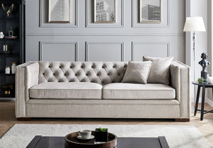Montreal 3 Seater-Pebble Grey
