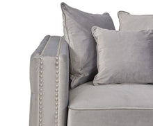 Load image into Gallery viewer, Mayfair Velvet Tufted Chair - Silver