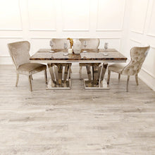 Load image into Gallery viewer, Winsor 1.8 Dining Table With Marble Or Stone Top