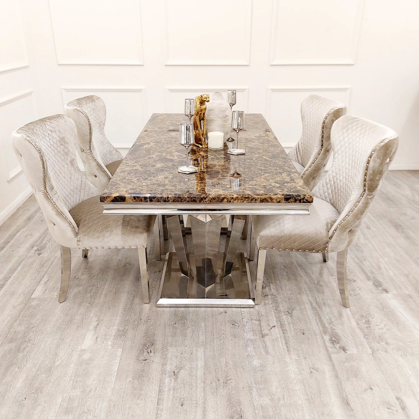 Winsor 1.8 Dining Table With Marble Or Stone Top