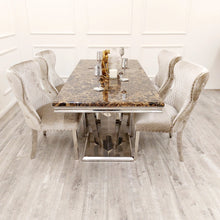 Load image into Gallery viewer, Winsor 1.8 Dining Table With Marble Or Stone Top