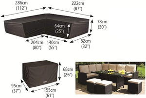 Rain cover for Monte Carlo Corner Sofa