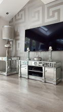 Load image into Gallery viewer, Venus Silver Mirror Medium 2 Door 3 Drawer TV Chest