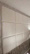 Load image into Gallery viewer, FF White 50cm x 50cm Wall Panels