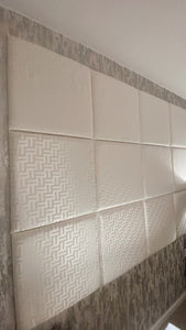 FF White 50cm x 50cm Wall Panels
