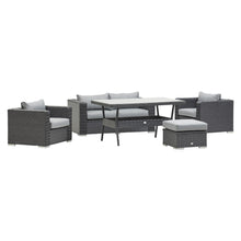 Load image into Gallery viewer, MEXICO SOFA DINING SET (GREY)