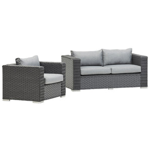 MEXICO SOFA DINING SET (GREY)