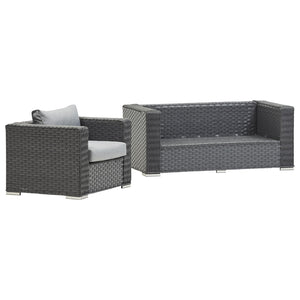 MEXICO SOFA DINING SET (GREY)