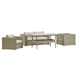 MEXICO SOFA DINING SET (NATURAL)