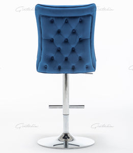 Coco Blue Tufted  Bar Stools