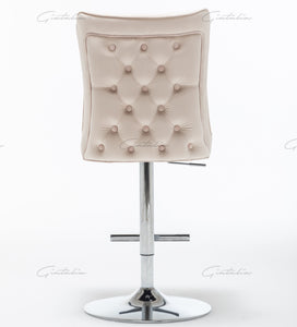 Coco Cream Tufted  Bar Stools