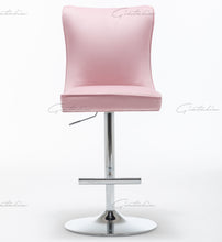 Load image into Gallery viewer, Coco Pink Tufted Bar Stools