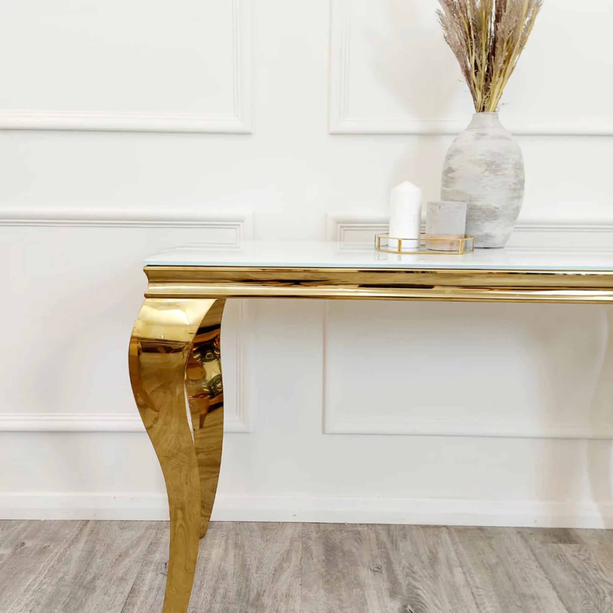 Marble top desk deals with gold legs