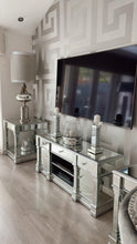 Load image into Gallery viewer, Venus Silver Mirror 2 Door 3 Drawer TV Chest