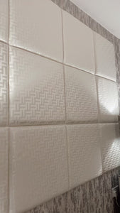 FF White 50cm x 50cm Wall Panels