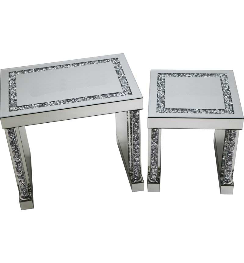 Crystal nest of tables discount