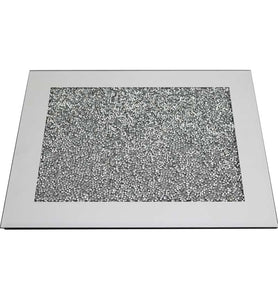 Silver Crystal Rectangular Placemat