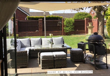 Load image into Gallery viewer, Monaco Large Corner High Back Sofa Dining Set in Beige
