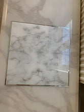 Load image into Gallery viewer, Grey Marble Candle Plate/Placemat x 4
