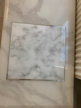 Load image into Gallery viewer, Grey Marble Candle Plate/Placemat x 4