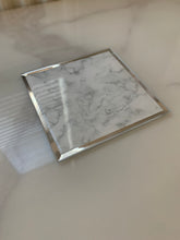 Load image into Gallery viewer, Set Of 4 Grey Marble Coasters