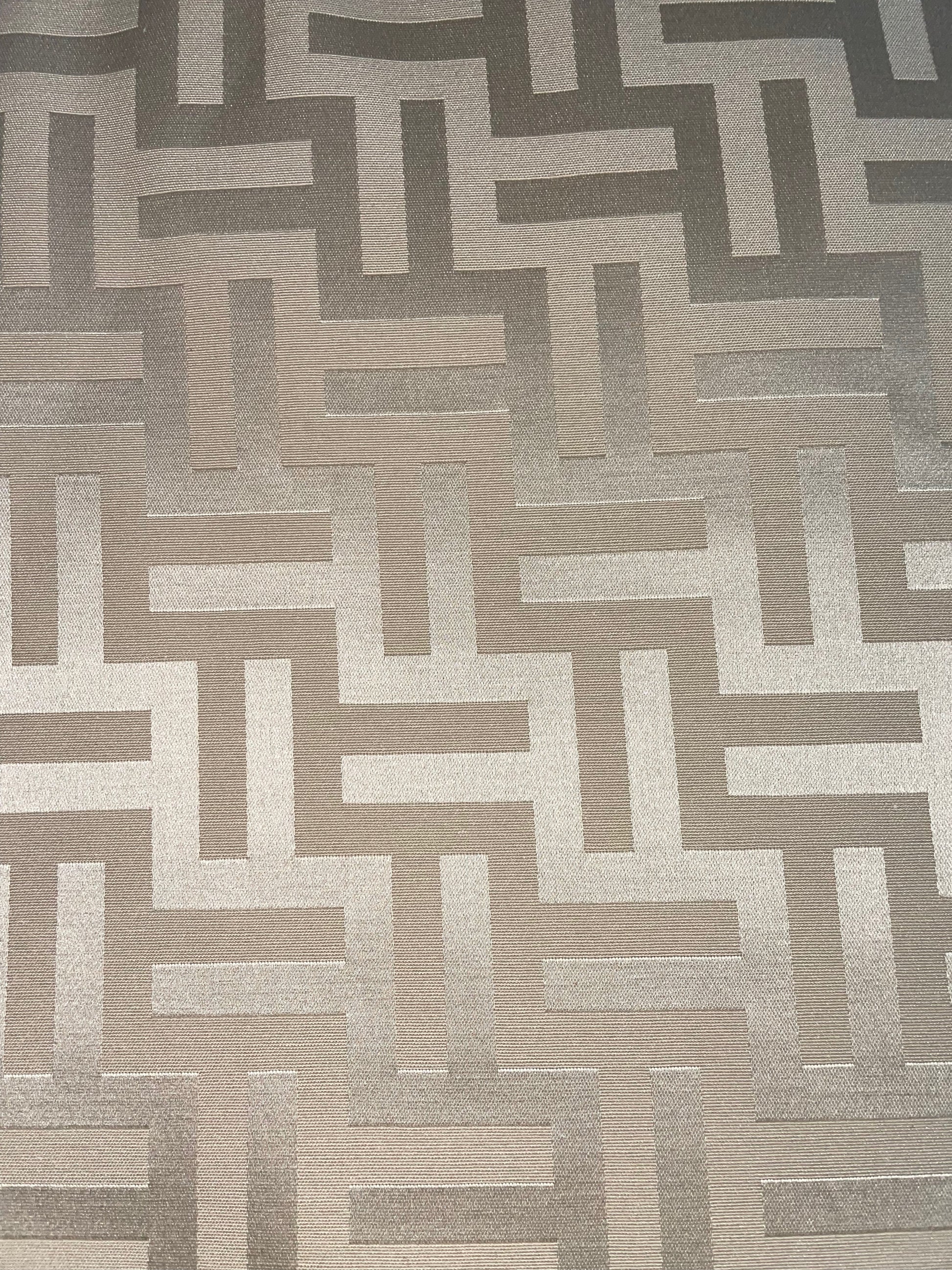 Very close up of Florence Reversible Throw in Beige and White