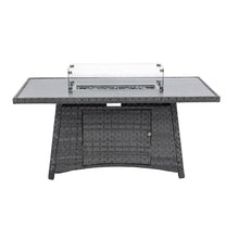 Load image into Gallery viewer, Cuba Corner Sofa with Firepit Dining Table, Bench and Stool