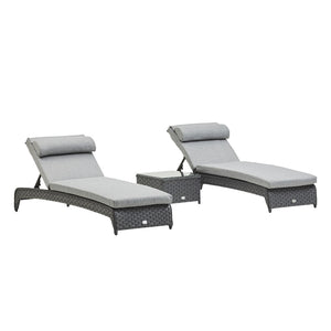 PANAMA LOUNGER SET (GREY)