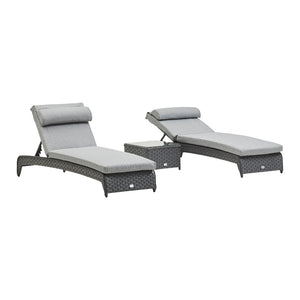 PANAMA LOUNGER SET (GREY)