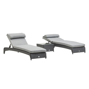 PANAMA LOUNGER SET (GREY)