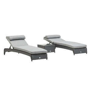 PANAMA LOUNGER SET (GREY)