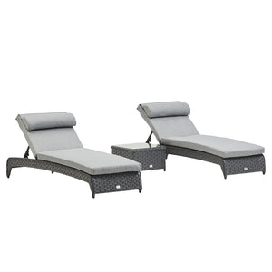 PANAMA LOUNGER SET (GREY)