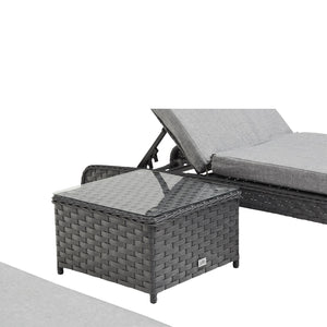 PANAMA LOUNGER SET (GREY)