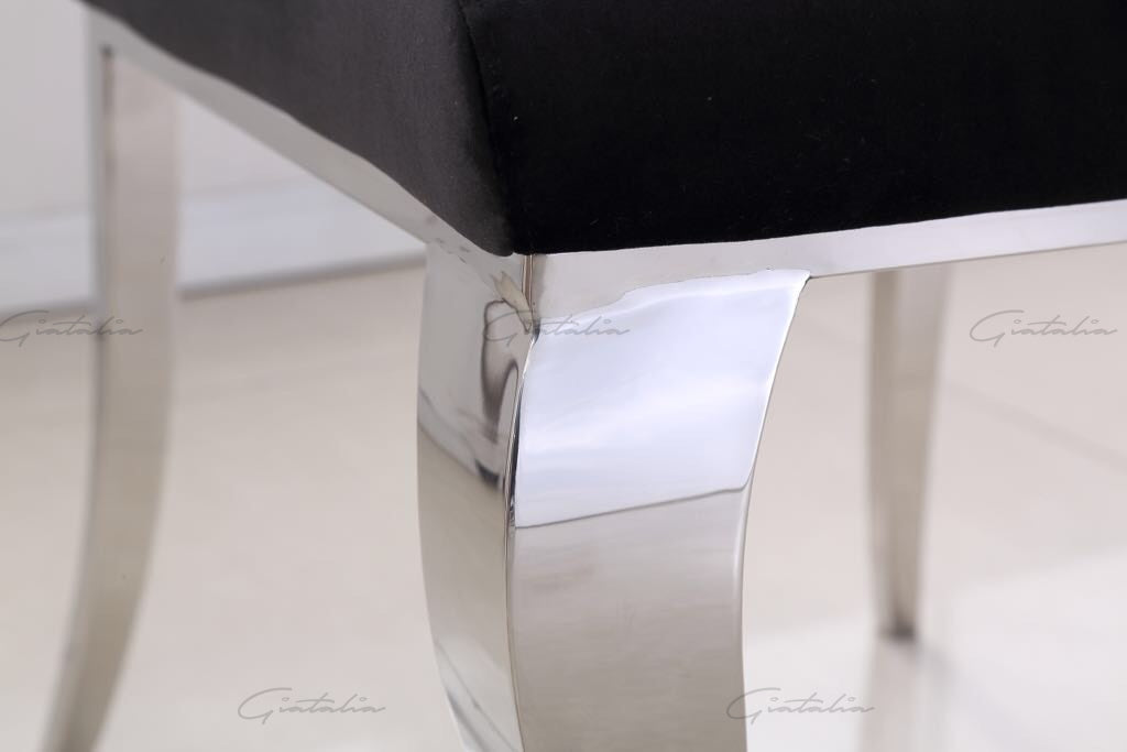 Lia Black High Back Dining Chair